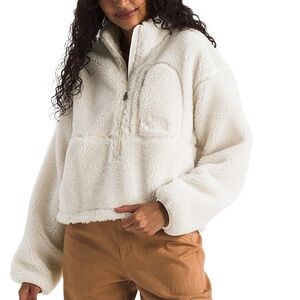 WOMEN'S THE NORTH FACE | EXTREME PILE PULLOVER JACKET XS WHITE DUNE